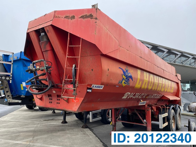 Kaiser 28 cub in steel - Tipper semi-trailer: picture 1 Kaiser 28 cub in steel - Tipper semi-trailer: picture 1