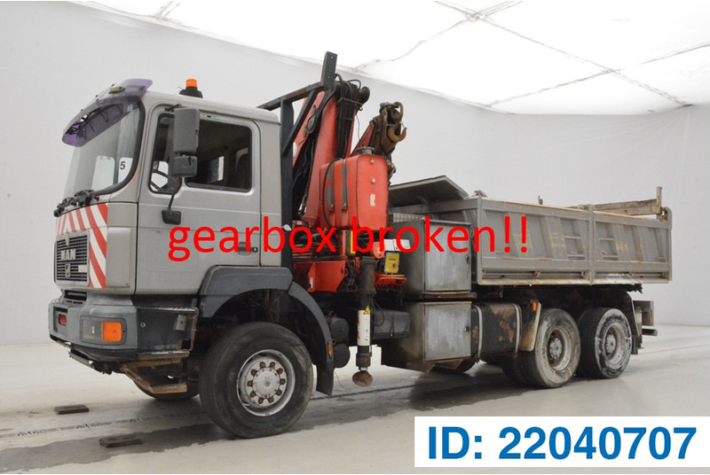 MAN 33.460 - 6x4 - Tipper, Crane truck: picture 1 MAN 33.460 - 6x4 - Tipper, Crane truck: picture 1