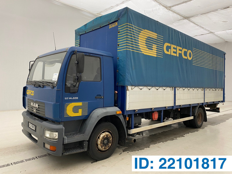 MAN LE 14.220 - Curtainsider truck: picture 1 MAN LE 14.220 - Curtainsider truck: picture 1