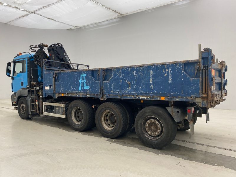Tipper, Crane truck MAN TGS 35.400 - 8x4: picture 9