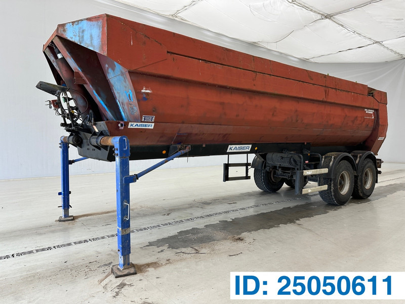 Robuste Kaiser 25 cub in steel - Tipper semi-trailer: picture 1 Robuste Kaiser 25 cub in steel - Tipper semi-trailer: picture 1