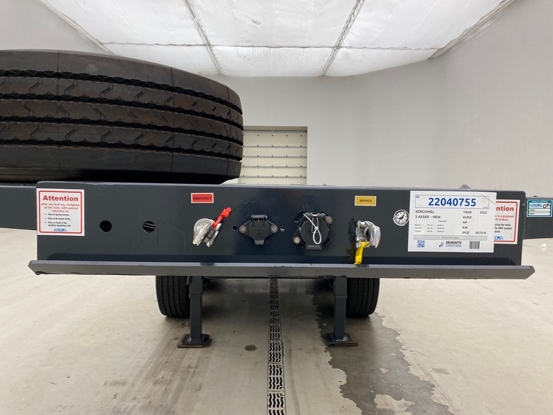 New Container transporter/ Swap body semi-trailer SERGOMEL Chassis/Plateau 20FT - NEW: picture 16