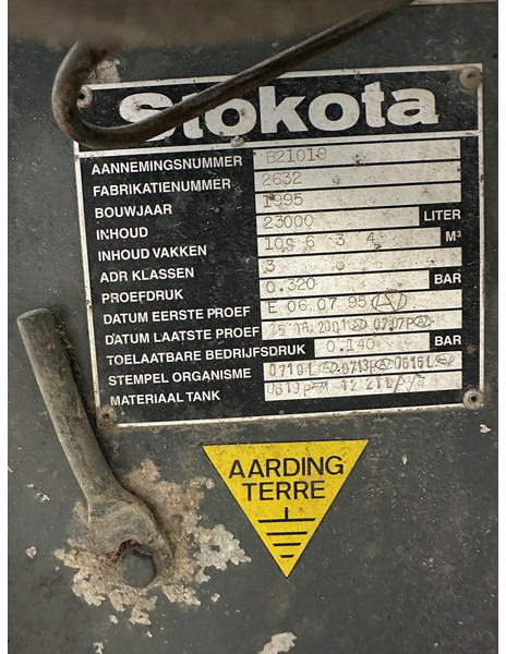 Tank semi-trailer Stokota Tank 23000 L: picture 9 Tank semi-trailer Stokota Tank 23000 L: picture 9