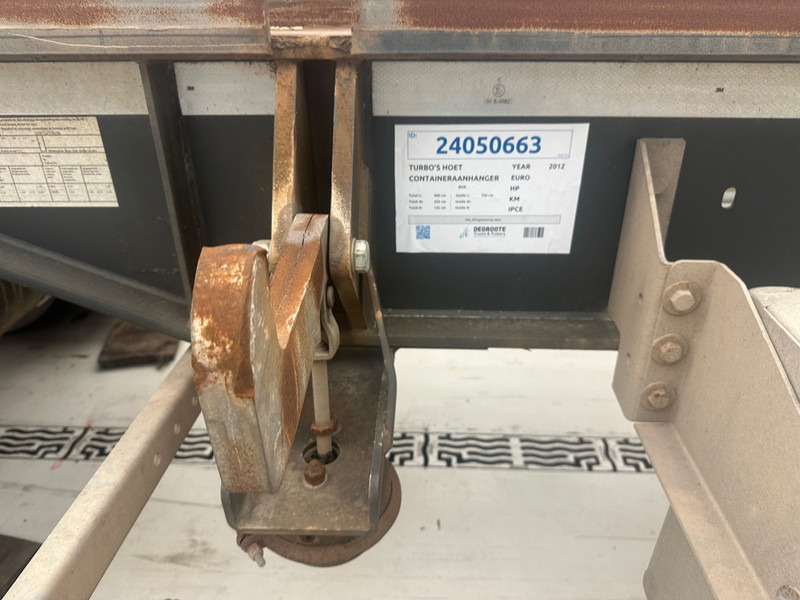 Container transporter/ Swap body trailer TURBO'S HOET BDF systeem: picture 10 Container transporter/ Swap body trailer TURBO'S HOET BDF systeem: picture 10