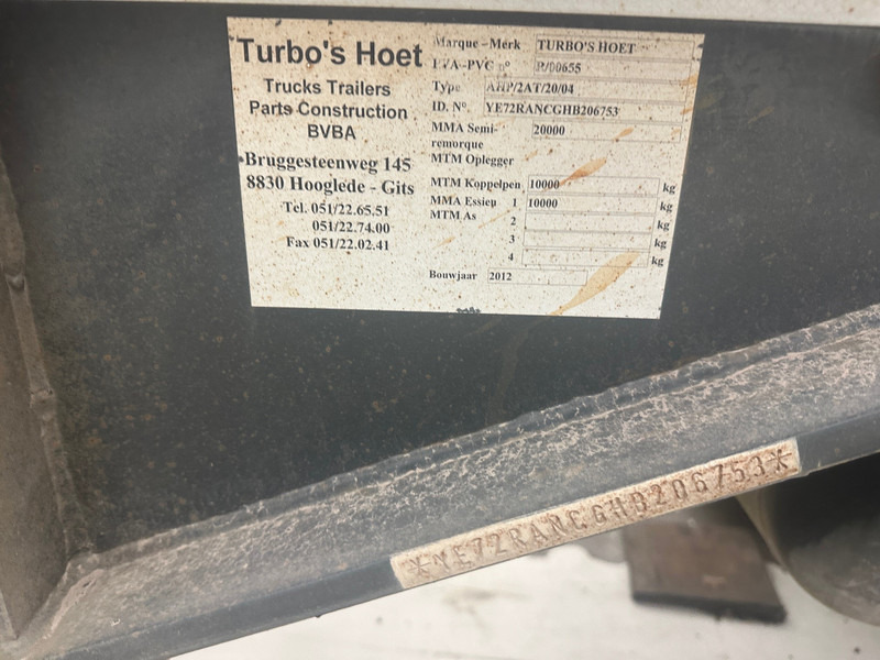 Container transporter/ Swap body trailer TURBO'S HOET BDF systeem: picture 11 Container transporter/ Swap body trailer TURBO'S HOET BDF systeem: picture 11