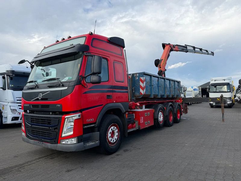Volvo FM 500 8X2 HMF Containersystem + Palfinger PK 26002 - Cable system truck, Crane truck: picture 1 Volvo FM 500 8X2 HMF Containersystem + Palfinger PK 26002 - Cable system truck, Crane truck: picture 1