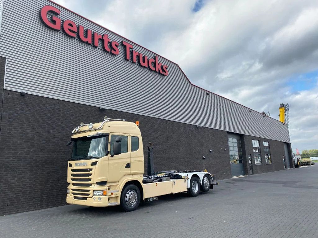 Scania R450 6X2 + PALFINGER HAAKARMSYSTEEM/ABROLLKIPPER - Hook lift truck: picture 3 Scania R450 6X2 + PALFINGER HAAKARMSYSTEEM/ABROLLKIPPER - Hook lift truck: picture 3