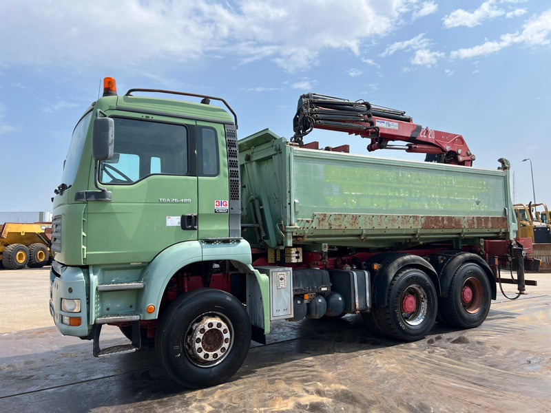 MAN TGA 26.480 6x4 tipper + HMF crane - Tipper, Crane truck: picture 1 MAN TGA 26.480 6x4 tipper + HMF crane - Tipper, Crane truck: picture 1