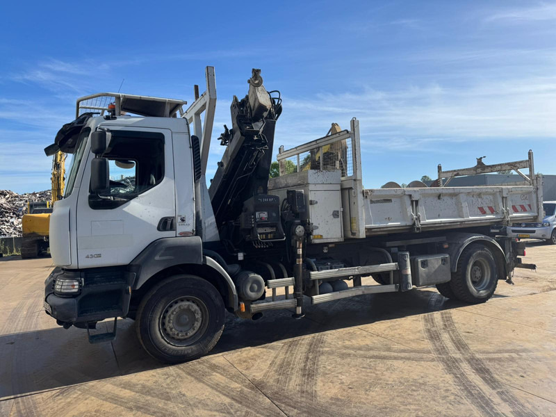 Renault KERAX 430.19 - Tipper, Crane truck: picture 1 Renault KERAX 430.19 - Tipper, Crane truck: picture 1