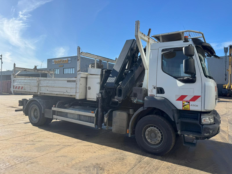 Renault KERAX 430.19 - Tipper, Crane truck: picture 2 Renault KERAX 430.19 - Tipper, Crane truck: picture 2