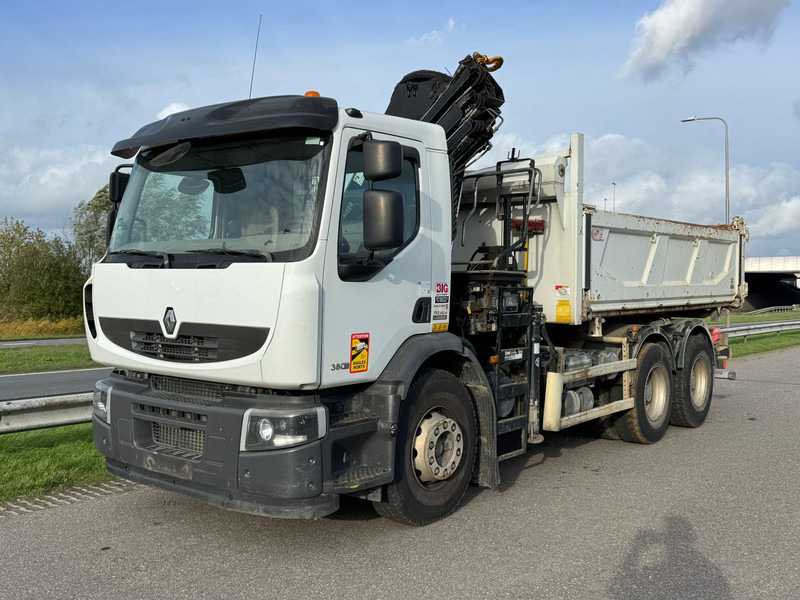 Renault PREMIUM LANDER 380.26 - Tipper, Crane truck: picture 1 Renault PREMIUM LANDER 380.26 - Tipper, Crane truck: picture 1