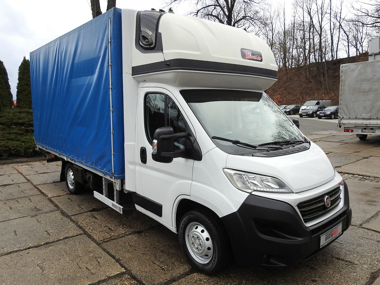 FIAT DUCATO TARPAULIN LIFT 9 PALLETS WEBASTO CRUISE CONTROL A/C LED LAMP 180HP - Curtain side van: picture 4 FIAT DUCATO TARPAULIN LIFT 9 PALLETS WEBASTO CRUISE CONTROL A/C LED LAMP 180HP - Curtain side van: picture 4