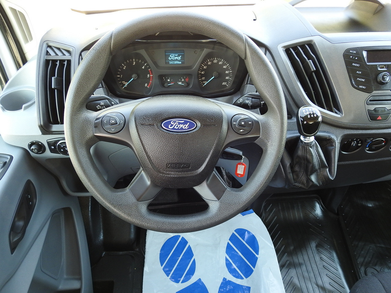 Combi van FORD TRANSIT STAKE BODY DOUBLE CABIN DOKA 7 SEATS AIR CONDITIONING  130HP: picture 24