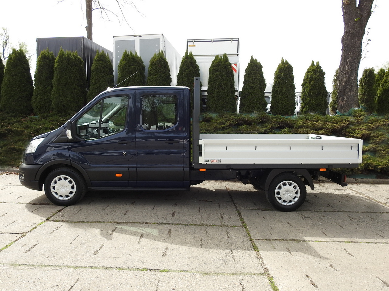 Combi van FORD TRANSIT STAKE BODY DOUBLE CABIN DOKA 7 SEATS CRUISE CONTROL AIR CONDITIONING LED LIGHTS  130HP: picture 8