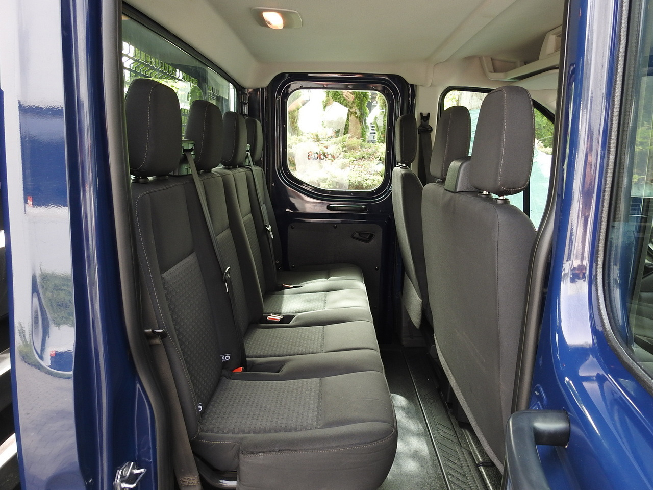 Combi van FORD TRANSIT STAKE BODY DOUBLE CABIN DOKA 7 SEATS CRUISE CONTROL AIR CONDITIONING LED LIGHTS  130HP: picture 40