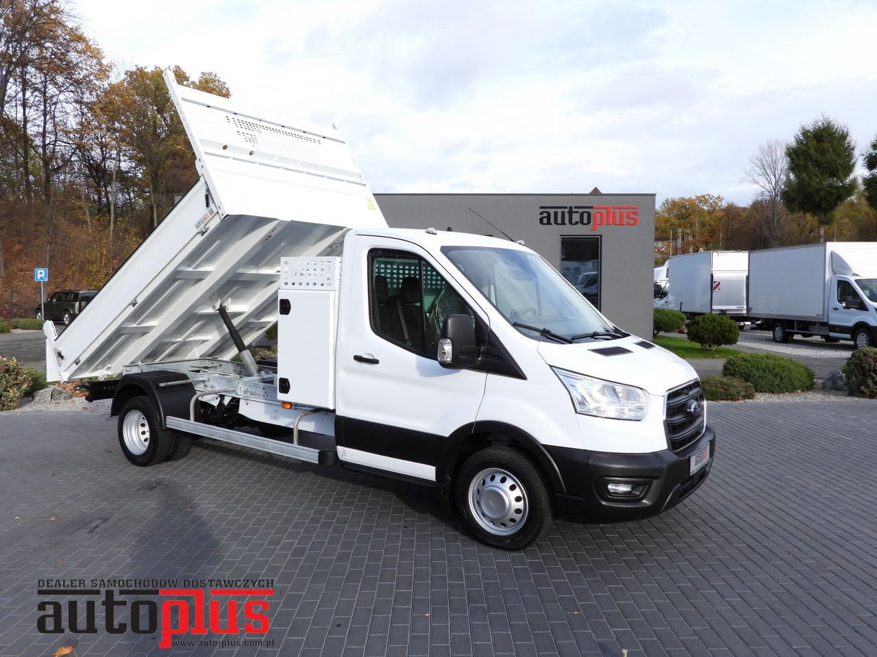 Tipper van FORD TRANSIT TIPPER CRUISE CONTROL LED LIGHTS TWIN WHEELS AIR CONDITIONING 130HP: picture 1