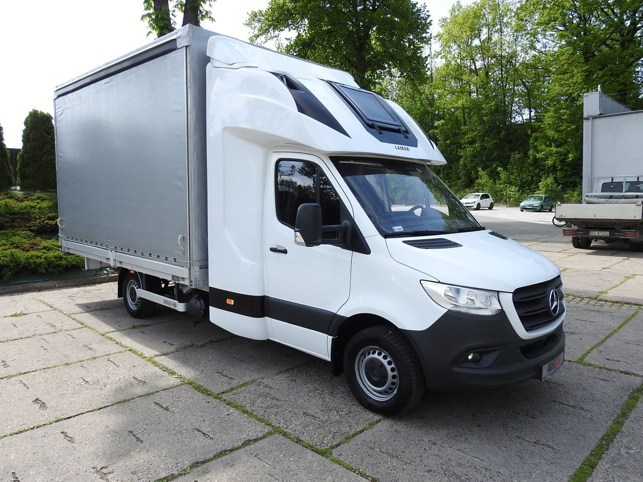MERCEDES SPRINTER 316 TARPAULIN 10 PALLETS WEBASTO CRUISE CONTROL AIR CONDITIONING 165HP - Curtain side van: picture 4 MERCEDES SPRINTER 316 TARPAULIN 10 PALLETS WEBASTO CRUISE CONTROL AIR CONDITIONING 165HP - Curtain side van: picture 4