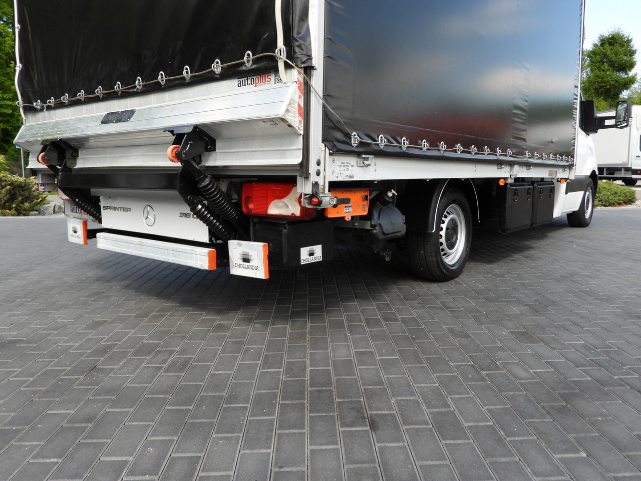 Curtain side van MERCEDES SPRINTER 316 TARPAULIN LIFT 10 PALLETS WEBASTO CRUISE CONTROL PNEUMATICS AIR CONDITIONING  160HP: picture 28