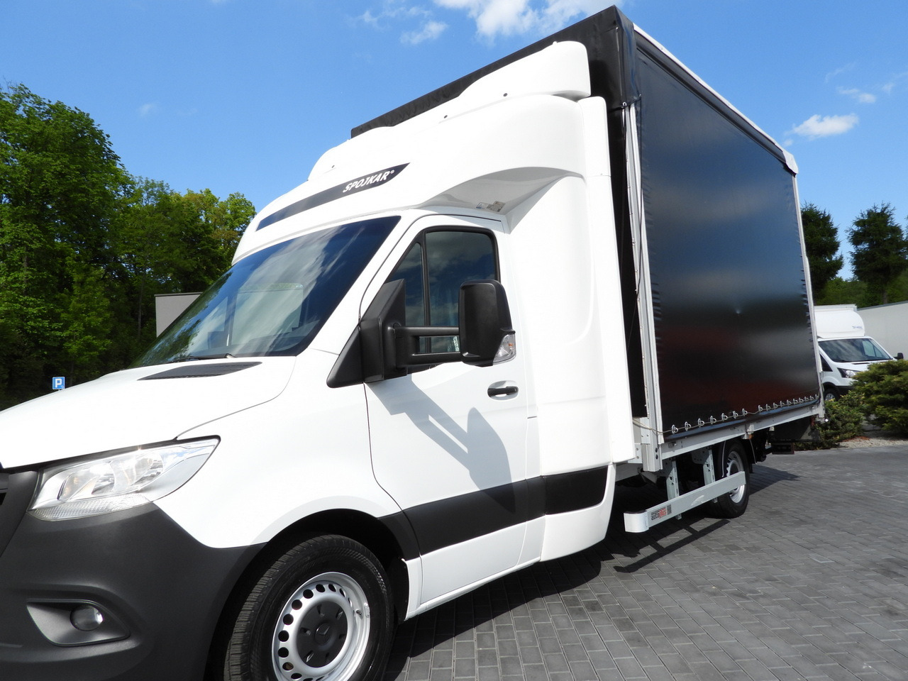 Curtain side van MERCEDES SPRINTER 316 TARPAULIN LIFT 10 PALLETS WEBASTO CRUISE CONTROL PNEUMATICS AIR CONDITIONING  160HP: picture 22