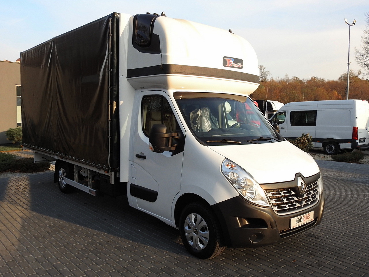 RENAULT MASTER TARPAULIN 10 PALLETS WEBASTO CRUISE CONTROL AIR CONDITIONING PNEUMATICS 170HP - Curtain side van: picture 4 RENAULT MASTER TARPAULIN 10 PALLETS WEBASTO CRUISE CONTROL AIR CONDITIONING PNEUMATICS 170HP - Curtain side van: picture 4