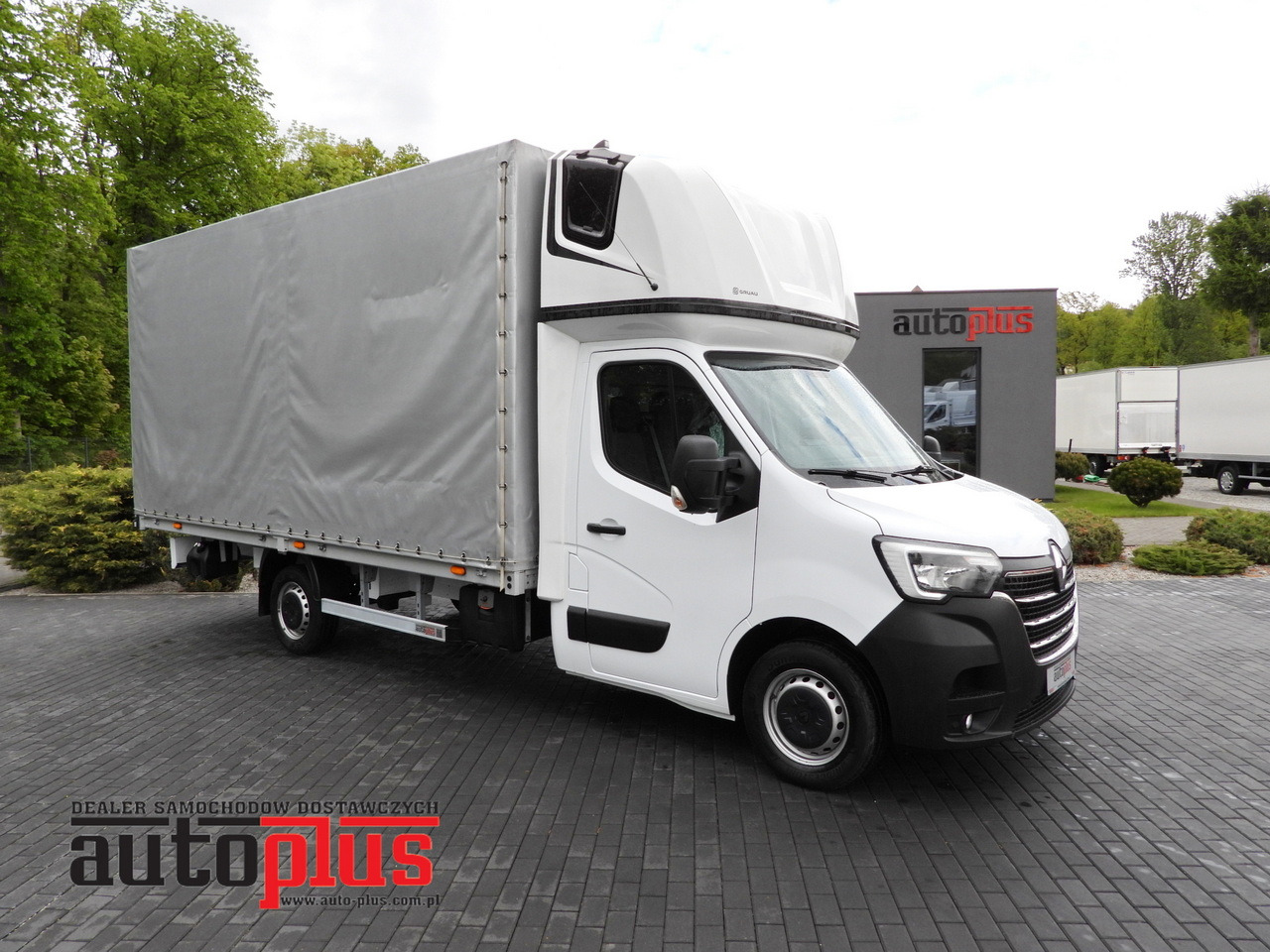 Curtain side van RENAULT MASTER TARPAULIN 10 PALLETS WEBASTO CRUISE CONTROL LED LIGHTS PNEUMATICS AIR CONDITIONING 165HP: picture 1