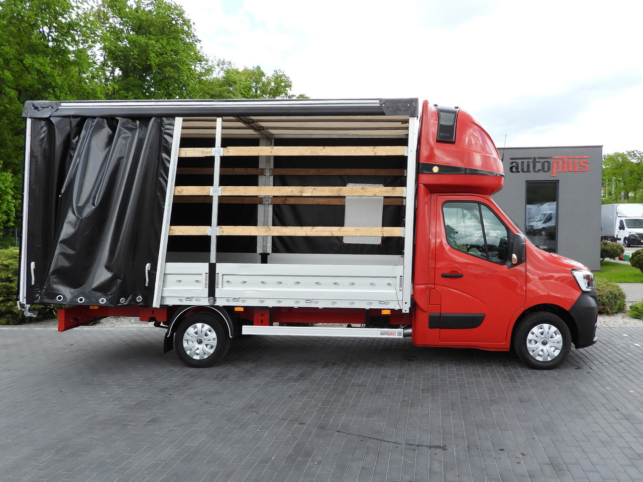 Curtain side van RENAULT MASTER  TARPAULIN 10 PALLETS WEBASTO CRUISE CONTROL LED LIGHTS PNEUMATICS AIR CONDITIONING  165HP: picture 8