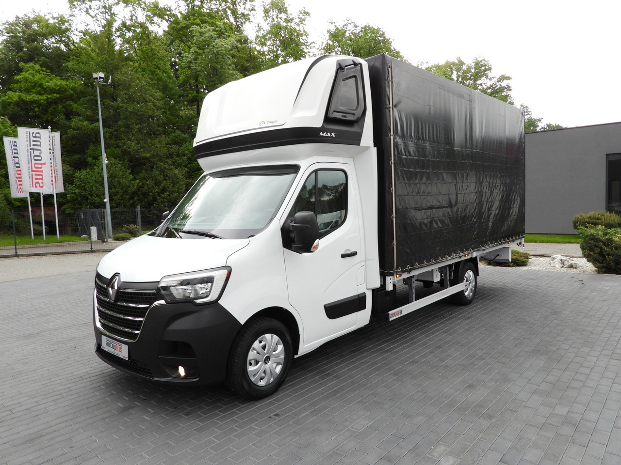 Curtain side van RENAULT MASTER  TARPAULIN 10 PALLETS WEBASTO CRUISE CONTROL LED LIGHTS PNEUMATICS AIR CONDITIONING  165HP: picture 6