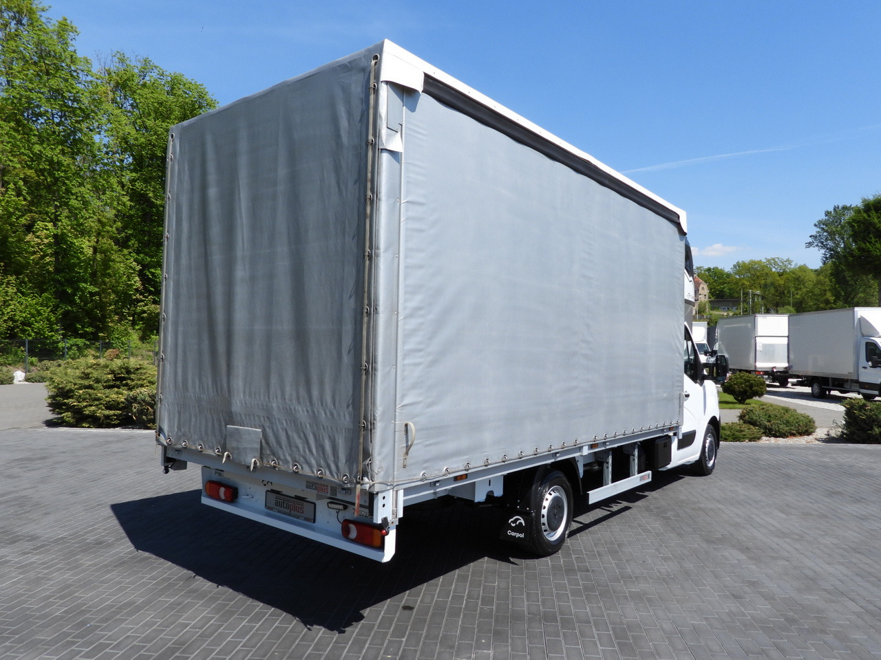 RENAULT MASTER TARPAULIN 10 PALLETS WEBASTO CRUISE CONTROL LED LIGHTS PNEUMATICS AIR CONDITIONING 165HP - Curtain side van: picture 3 RENAULT MASTER TARPAULIN 10 PALLETS WEBASTO CRUISE CONTROL LED LIGHTS PNEUMATICS AIR CONDITIONING 165HP - Curtain side van: picture 3