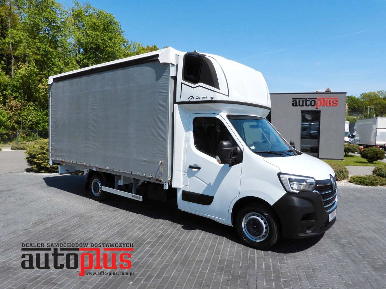 Renault MASTER PRITSCHE PLANE 10 PALETTEN WEBASTO A/C - Curtain side van: picture 1 Renault MASTER PRITSCHE PLANE 10 PALETTEN WEBASTO A/C - Curtain side van: picture 1