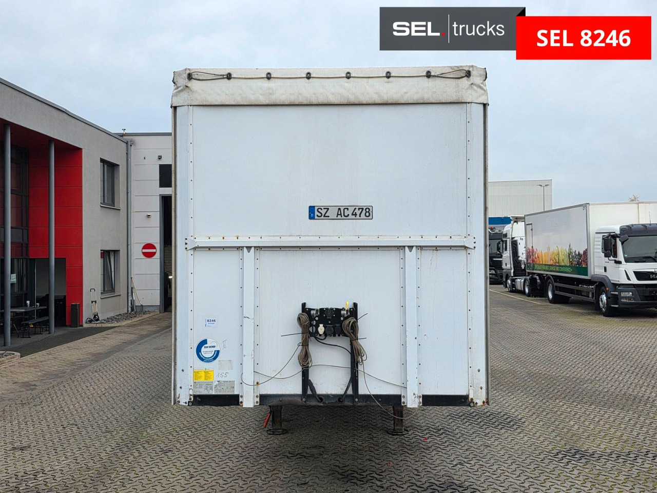 Berger SAPL 24 / Coilmulde / 5.450 kg - Curtainsider semi-trailer: picture 2 Berger SAPL 24 / Coilmulde / 5.450 kg - Curtainsider semi-trailer: picture 2