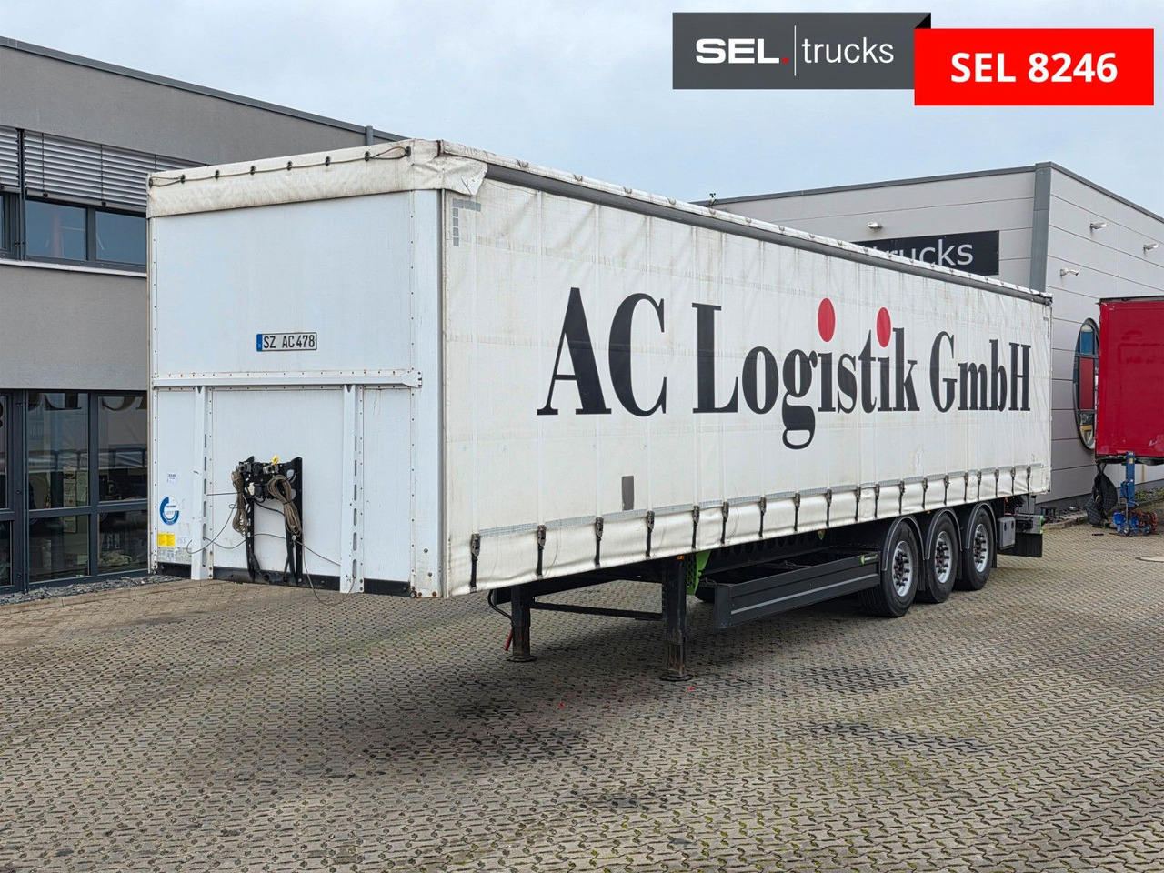 Berger SAPL 24 / Coilmulde / 5.450 kg - Curtainsider semi-trailer: picture 1 Berger SAPL 24 / Coilmulde / 5.450 kg - Curtainsider semi-trailer: picture 1