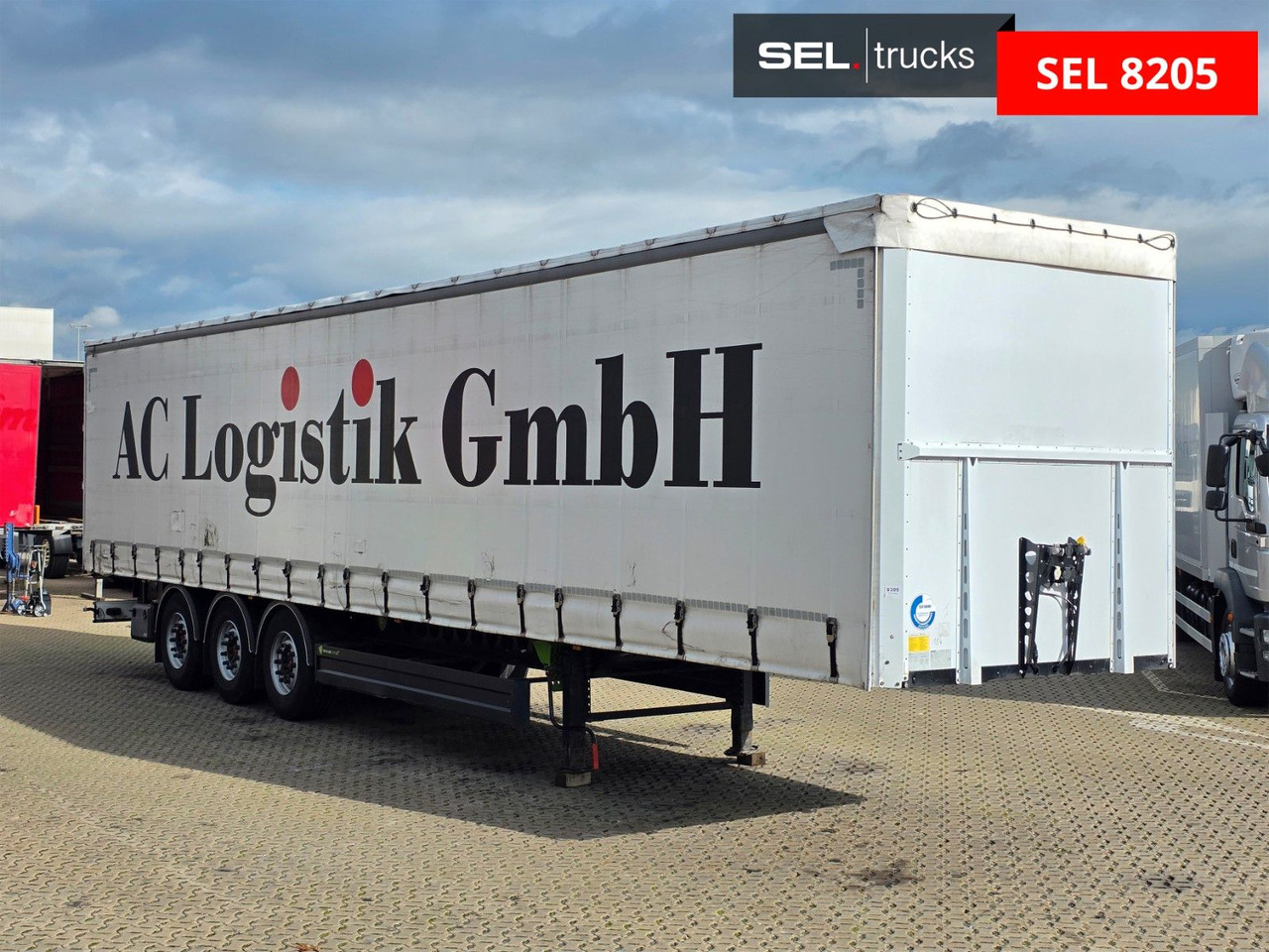 Berger SAPL 24 / Coilmulde / EDSCHA - Curtainsider semi-trailer: picture 3 Berger SAPL 24 / Coilmulde / EDSCHA - Curtainsider semi-trailer: picture 3