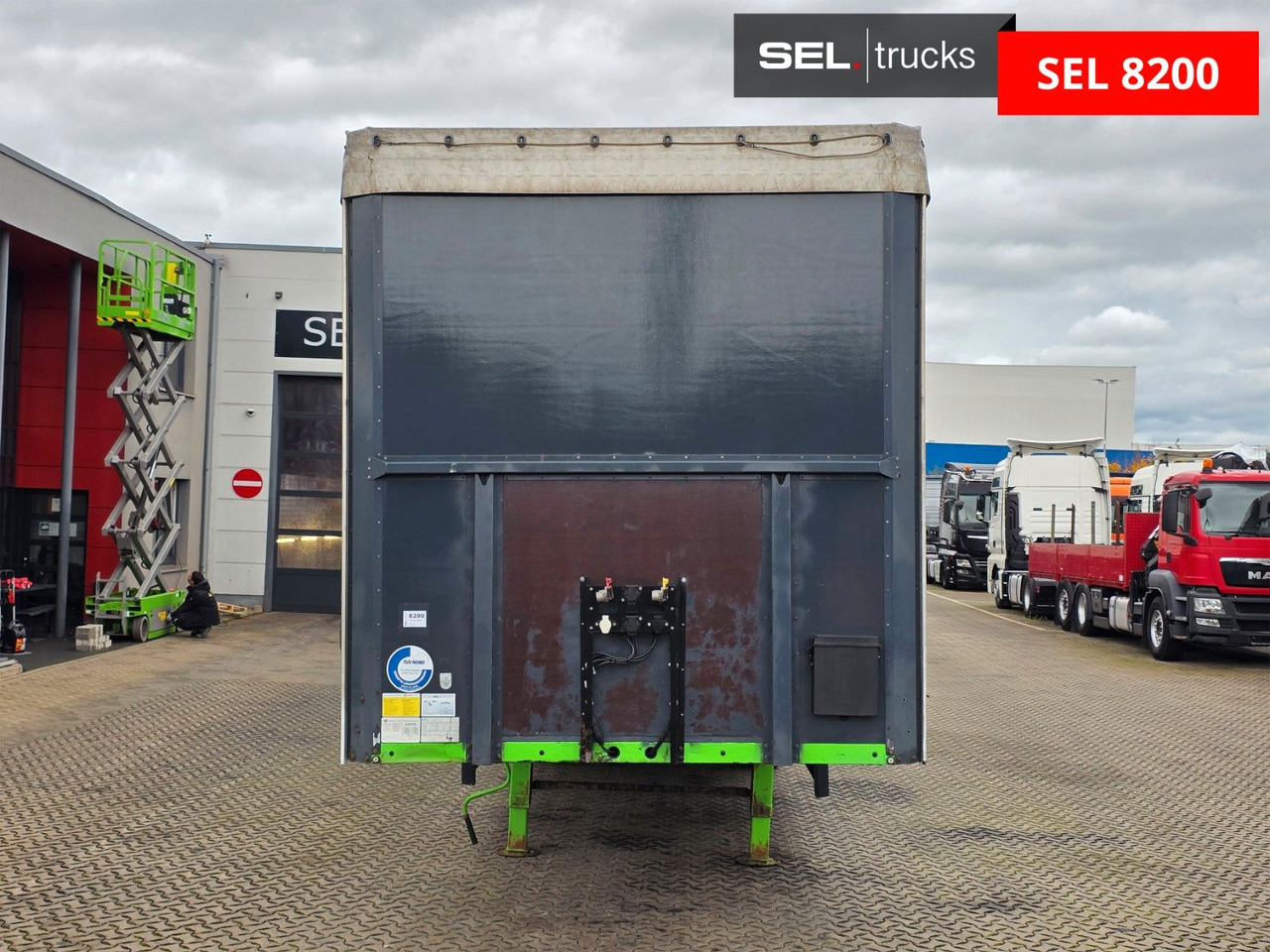Berger SAPL 24 / Coilmulde / EDSCHA - Curtainsider semi-trailer: picture 2 Berger SAPL 24 / Coilmulde / EDSCHA - Curtainsider semi-trailer: picture 2