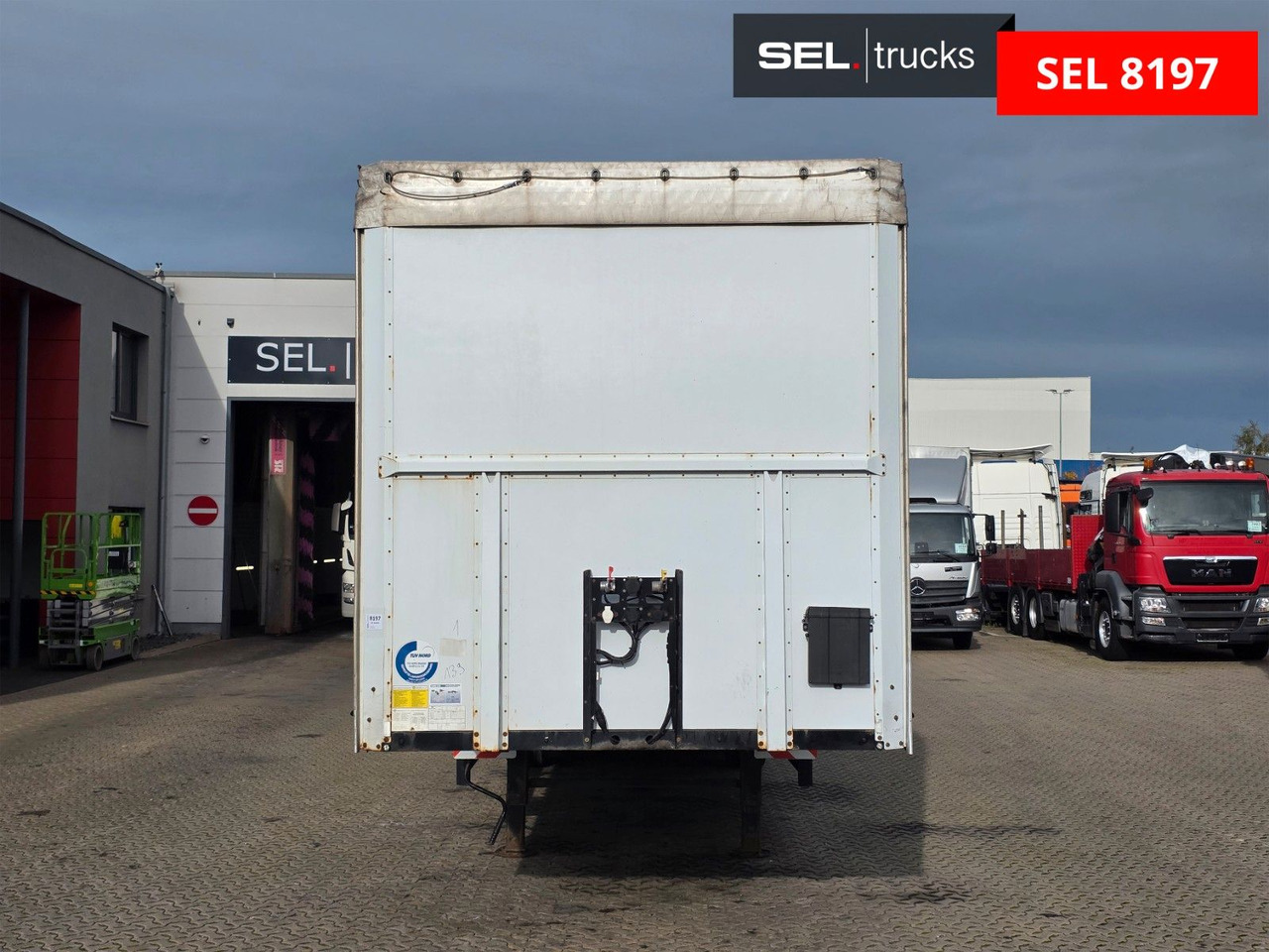 Berger SAPL 24 / Coilmulde / EDSCHA - Curtainsider semi-trailer: picture 2 Berger SAPL 24 / Coilmulde / EDSCHA - Curtainsider semi-trailer: picture 2