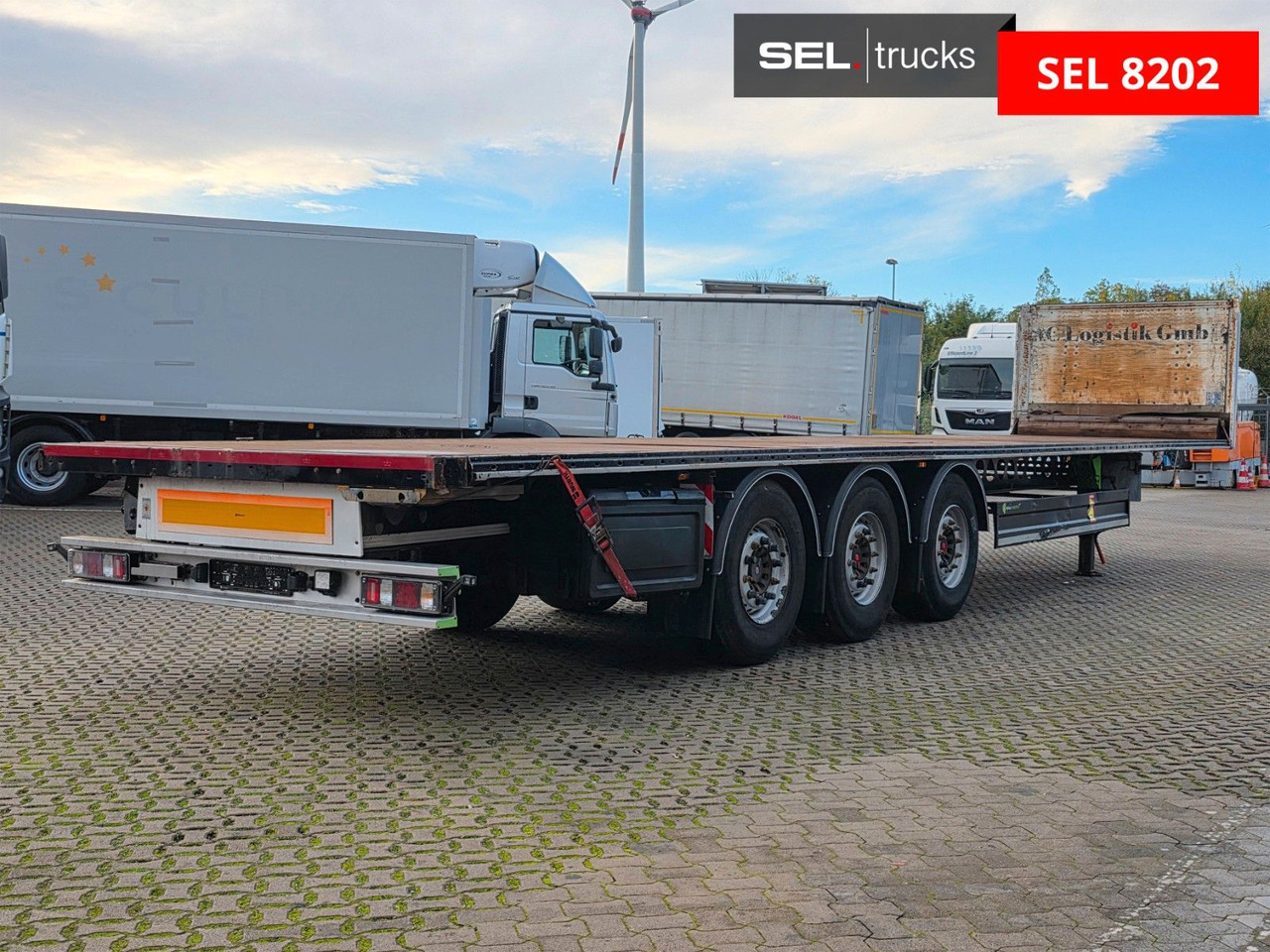 Berger SAPL24 / 4.290 kg !!! - Dropside/ Flatbed semi-trailer: picture 5 Berger SAPL24 / 4.290 kg !!! - Dropside/ Flatbed semi-trailer: picture 5