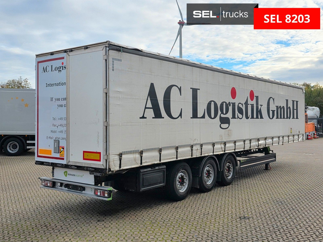 Berger SAPL24 / Coilmulde / 5.450 kg Leergewicht - Curtainsider semi-trailer: picture 5 Berger SAPL24 / Coilmulde / 5.450 kg Leergewicht - Curtainsider semi-trailer: picture 5