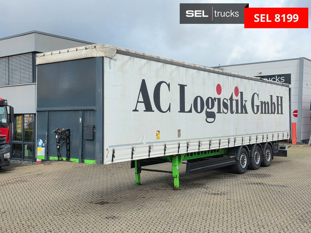 Berger SAPL24 / Coilmulde / 5.560 kg LEERGEWICHT - Curtainsider semi-trailer: picture 1 Berger SAPL24 / Coilmulde / 5.560 kg LEERGEWICHT - Curtainsider semi-trailer: picture 1