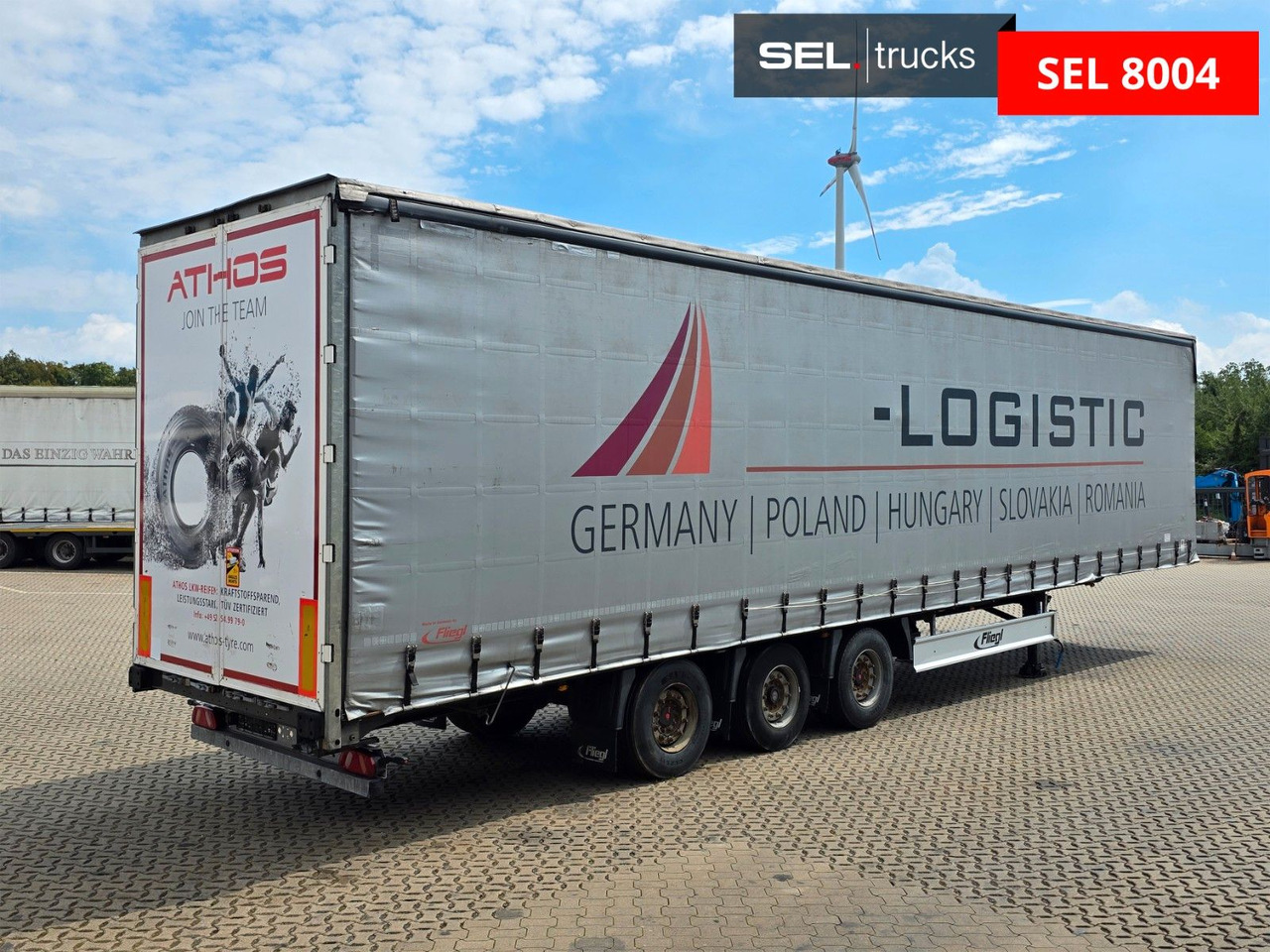 Fliegl SDS01 / Hubdach / EDSCHA / Mega / Liftachse - Curtainsider semi-trailer: picture 5 Fliegl SDS01 / Hubdach / EDSCHA / Mega / Liftachse - Curtainsider semi-trailer: picture 5