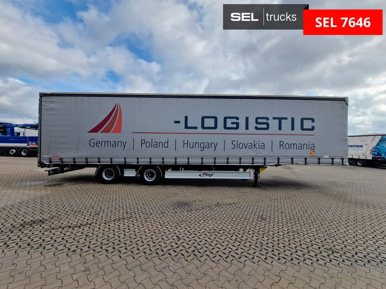Fliegl SZS320 / Hubdach / EDSCHA / Mega - Curtainsider semi-trailer: picture 4 Fliegl SZS320 / Hubdach / EDSCHA / Mega - Curtainsider semi-trailer: picture 4