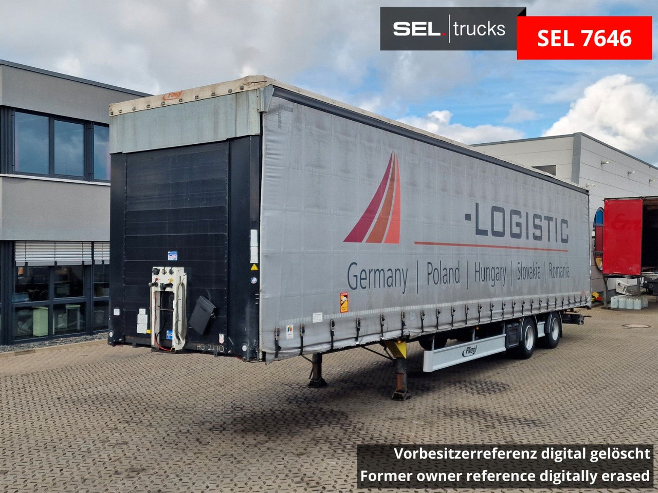 Fliegl SZS320 / Hubdach / EDSCHA / Mega - Curtainsider semi-trailer: picture 1 Fliegl SZS320 / Hubdach / EDSCHA / Mega - Curtainsider semi-trailer: picture 1