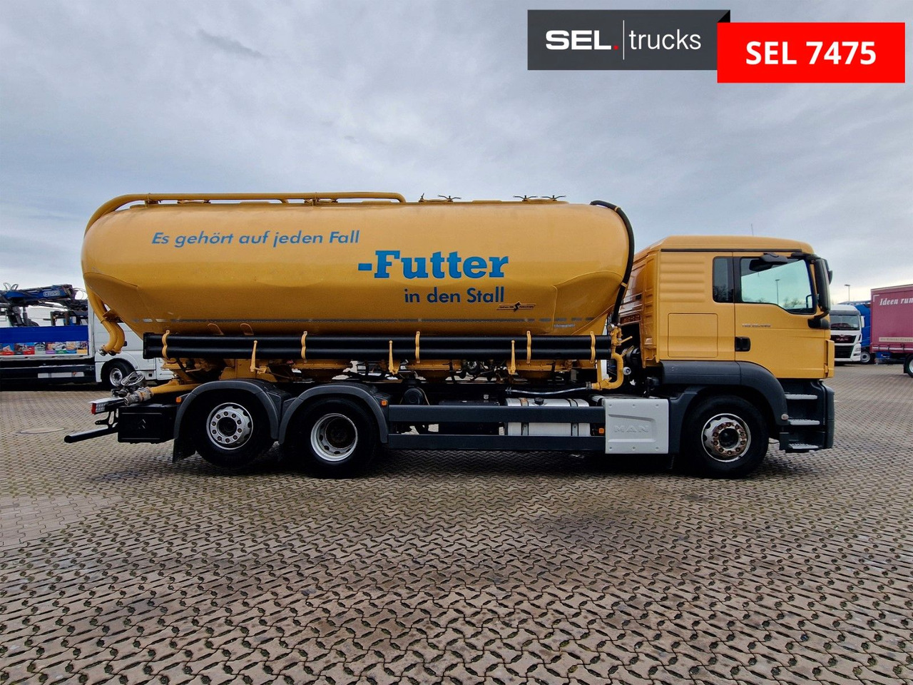 MAN TGS 26.440 6X2-4 LL / SILO / ZF Int. / Spitzer / - Tank truck: picture 3 MAN TGS 26.440 6X2-4 LL / SILO / ZF Int. / Spitzer / - Tank truck: picture 3