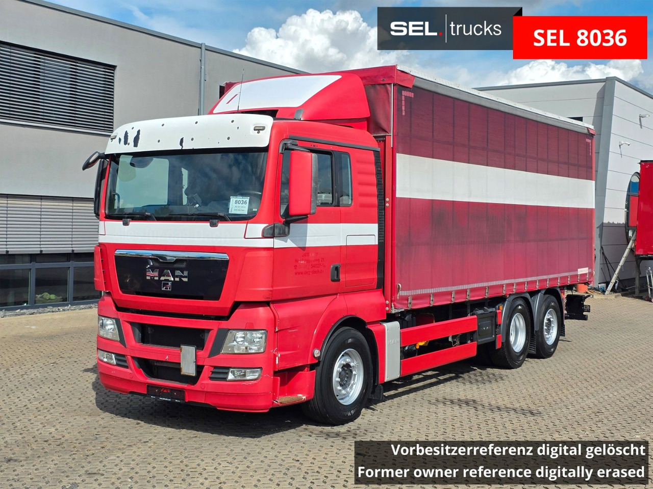 MAN TGX 26.360 6X2-2 LL / Intarder / Ldbw /Lenkachse - Curtainsider truck: picture 1 MAN TGX 26.360 6X2-2 LL / Intarder / Ldbw /Lenkachse - Curtainsider truck: picture 1