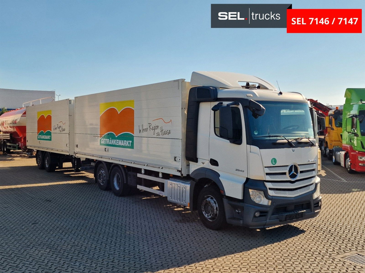Mercedes-Benz Actros 2543 / Retarder / Lenkachse / Liftachse - Beverage truck: picture 3 Mercedes-Benz Actros 2543 / Retarder / Lenkachse / Liftachse - Beverage truck: picture 3
