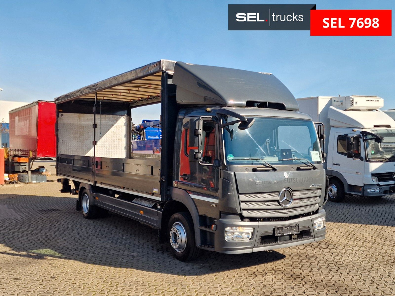 Mercedes-Benz Atego 1221 / Ladebordwand - Curtainsider truck: picture 3 Mercedes-Benz Atego 1221 / Ladebordwand - Curtainsider truck: picture 3