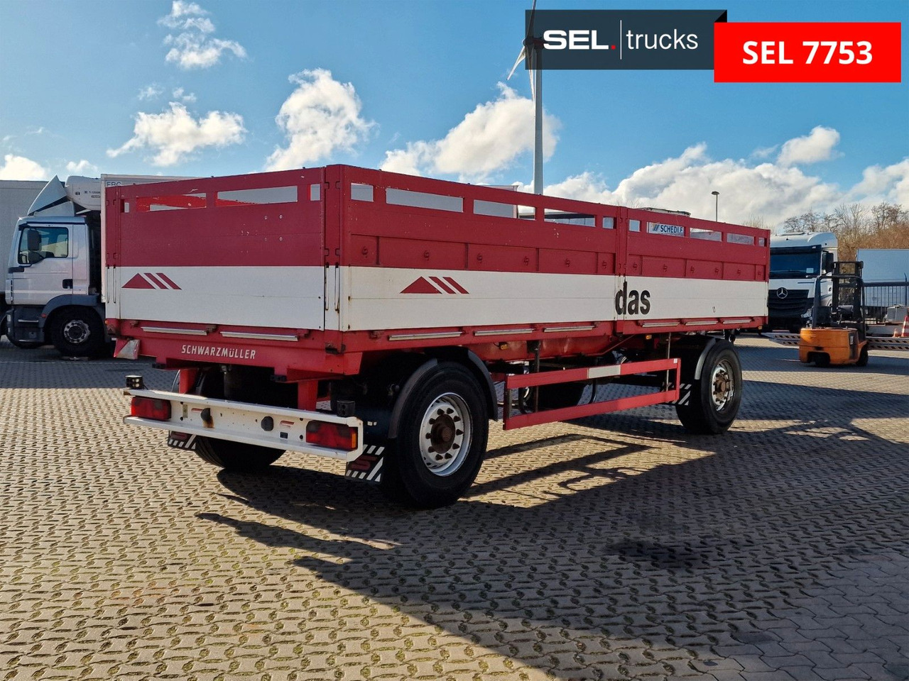 Schwarzmüller PA 2/E / Baustoff - Dropside/ Flatbed trailer: picture 5 Schwarzmüller PA 2/E / Baustoff - Dropside/ Flatbed trailer: picture 5