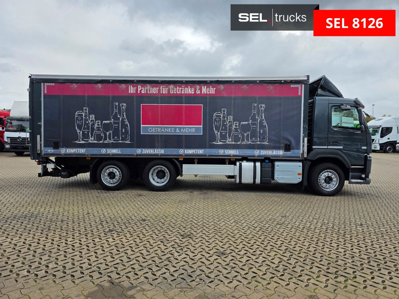 Volvo FM 410 / Ladebordwand / Lenkachse - Curtainsider truck: picture 4 Volvo FM 410 / Ladebordwand / Lenkachse - Curtainsider truck: picture 4