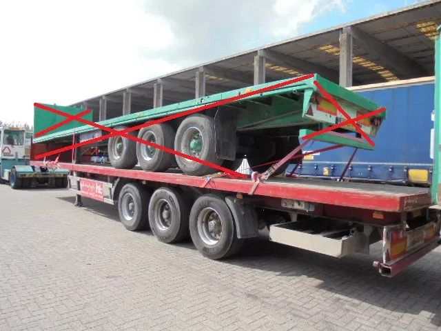 Fruehauf ONCR 39-327 A - Dropside/ Flatbed semi-trailer: picture 4 Fruehauf ONCR 39-327 A - Dropside/ Flatbed semi-trailer: picture 4