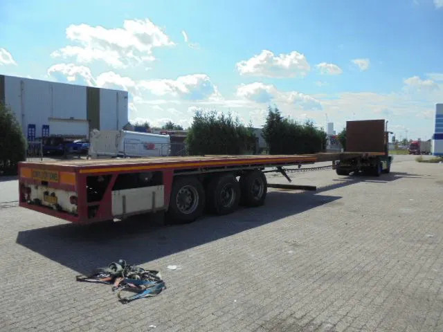 Kromhout 3AOUH-16-27 - Dropside/ Flatbed semi-trailer: picture 2 Kromhout 3AOUH-16-27 - Dropside/ Flatbed semi-trailer: picture 2