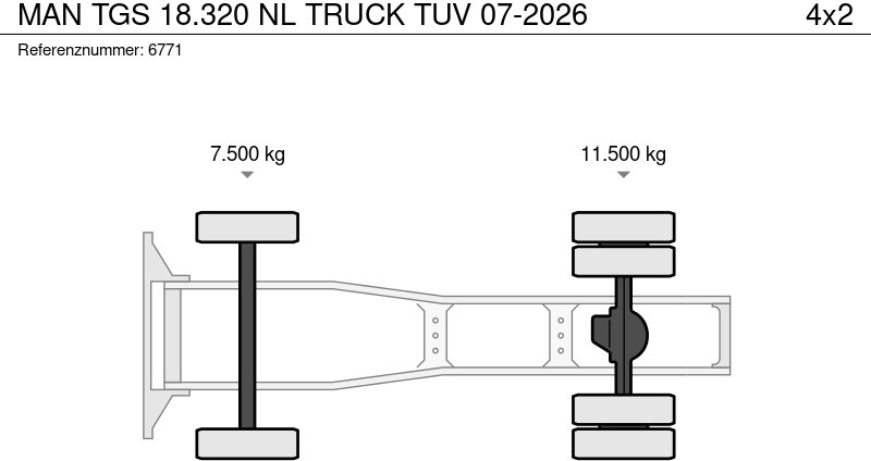 Tractor unit MAN TGS 18.320 NL TRUCK TUV 07-2026: picture 18 Tractor unit MAN TGS 18.320 NL TRUCK TUV 07-2026: picture 18