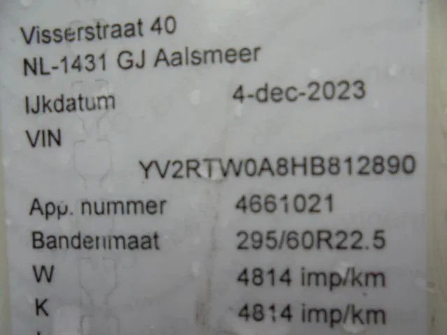 Tractor unit Volvo FH 420 MEGA NL TRUCK APK /TUV 01-05-2026: picture 18 Tractor unit Volvo FH 420 MEGA NL TRUCK APK /TUV 01-05-2026: picture 18